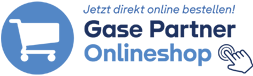 Gasflaschen, Druckminderer und Zubehör einfach Online kaufen. Im Gase Partner Onlineshop